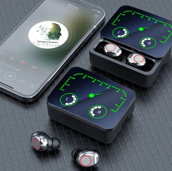M90 Max tws wireless Earbuds Hifi Stereo Earbuds With 1200 MH Battery