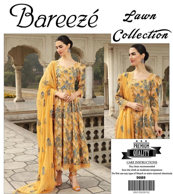 Women Unstitched Embroidered 3pc Suit