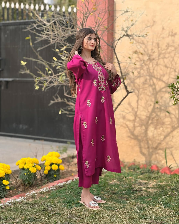 Women Unstitched Embroidered 3pc Suit