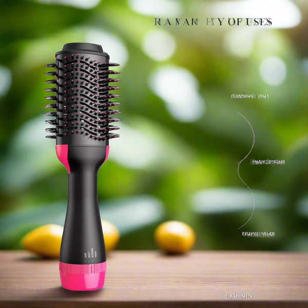3 in 1 Hot Air Brush & Hair Curler Straightener